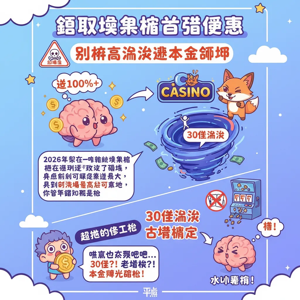 領取娛樂城首儲優惠，別讓高流水變本金陷阱