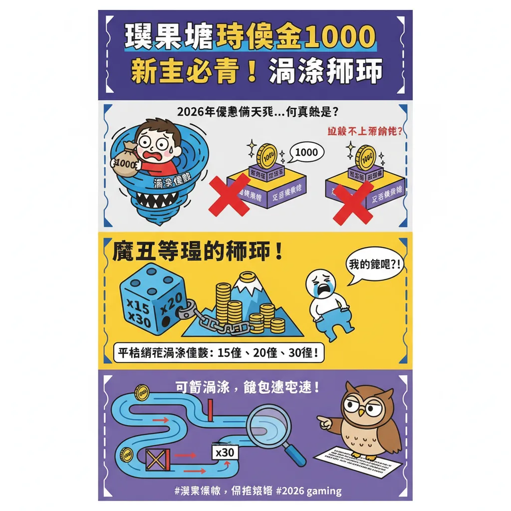 新手領取娛樂城體驗金1000的必看流水陷阱