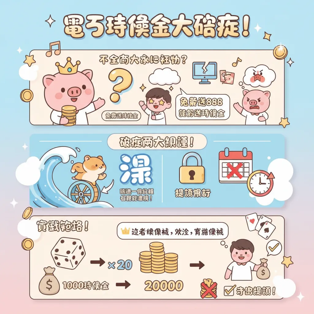 想爽拿電子體驗金？破解老虎機流水與提領限制攻略