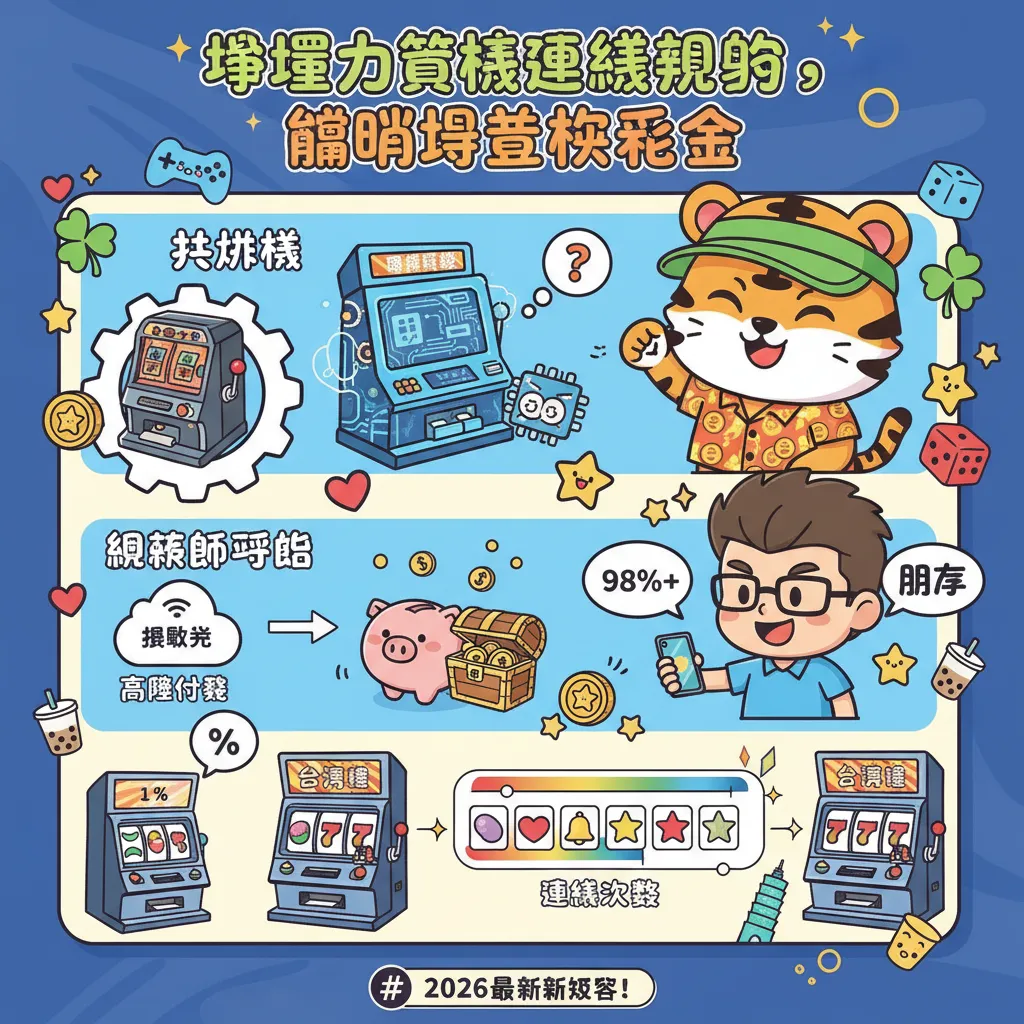 掌握老虎機連線規律，聰明投注拿彩金