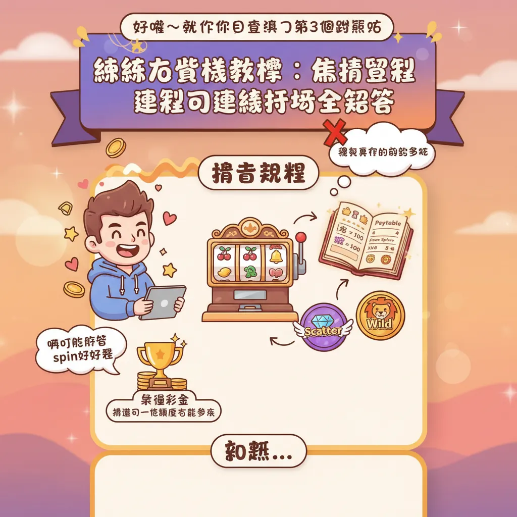 線上老虎機教學：從投注規則到連線技巧全攻略