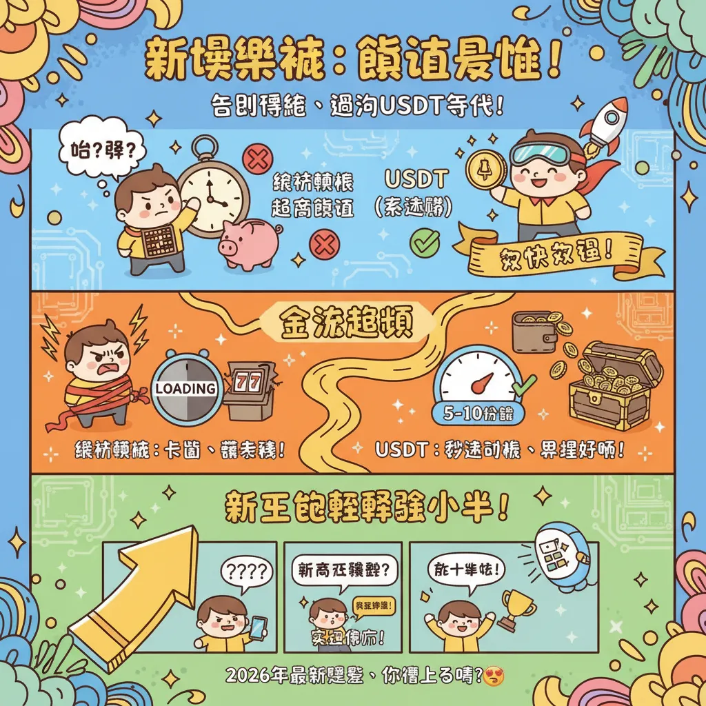 新手玩新娛樂城，如何利用USDT快速儲值？